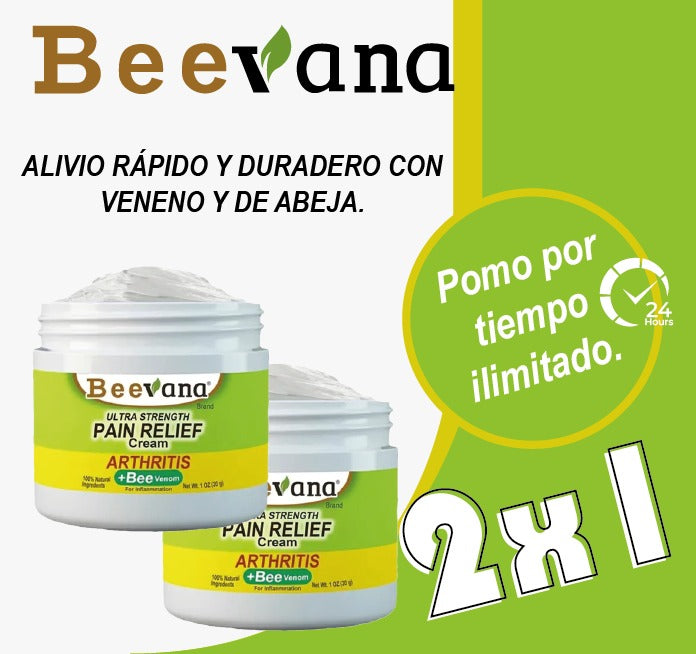 Beevana® | Combo 2x1 - Crema para los dolores Articulares y Artritis