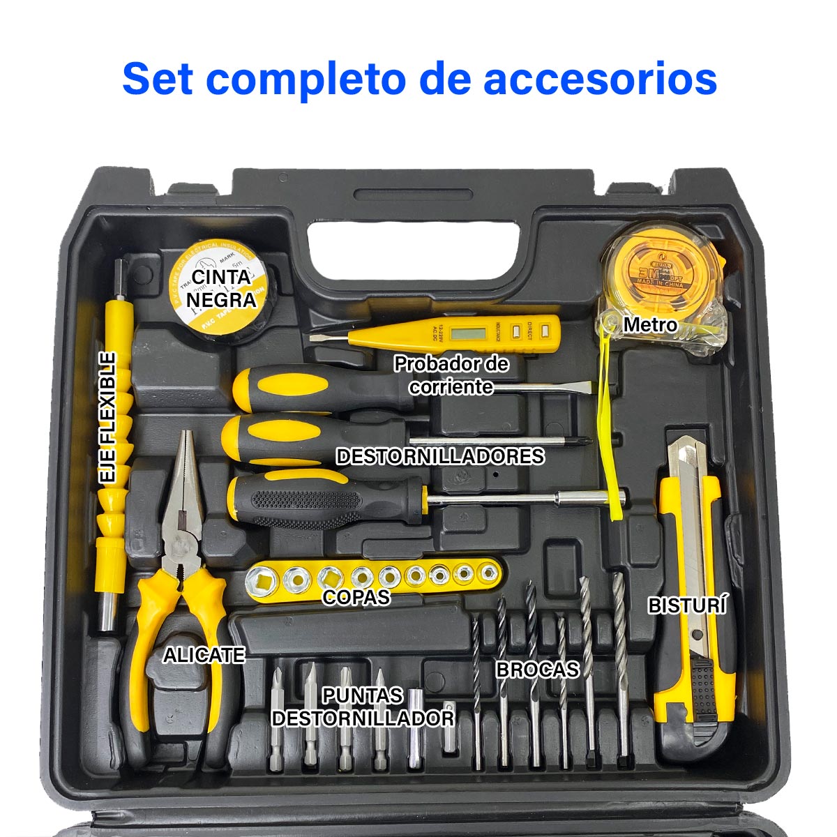 TALADRO INALAMBRICO 1/2" RECARGABLE
