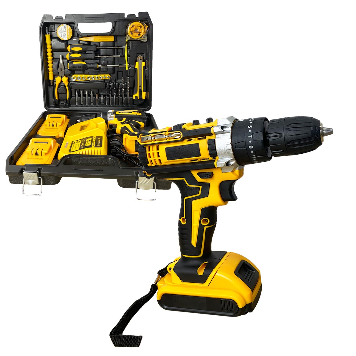 TALADRO INALAMBRICO 1/2" RECARGABLE