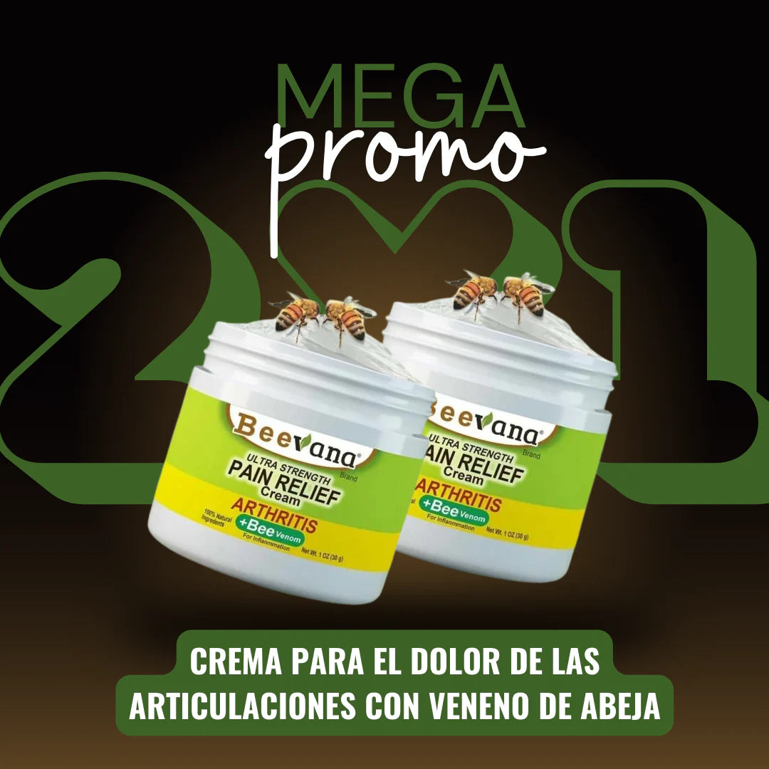 Beevana® | Combo 2x1 - Crema para los dolores Articulares y Artritis