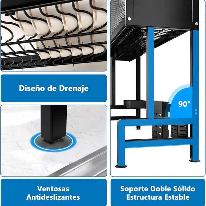 Escurridor De Platos con Cajón 65CM - ENVIO GRATIS