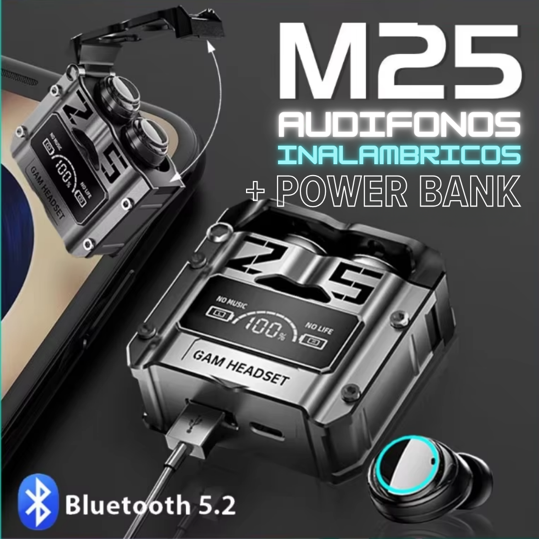 🤩 AUDIFONOS GAMER M25 TWS ENVIO GRATIS