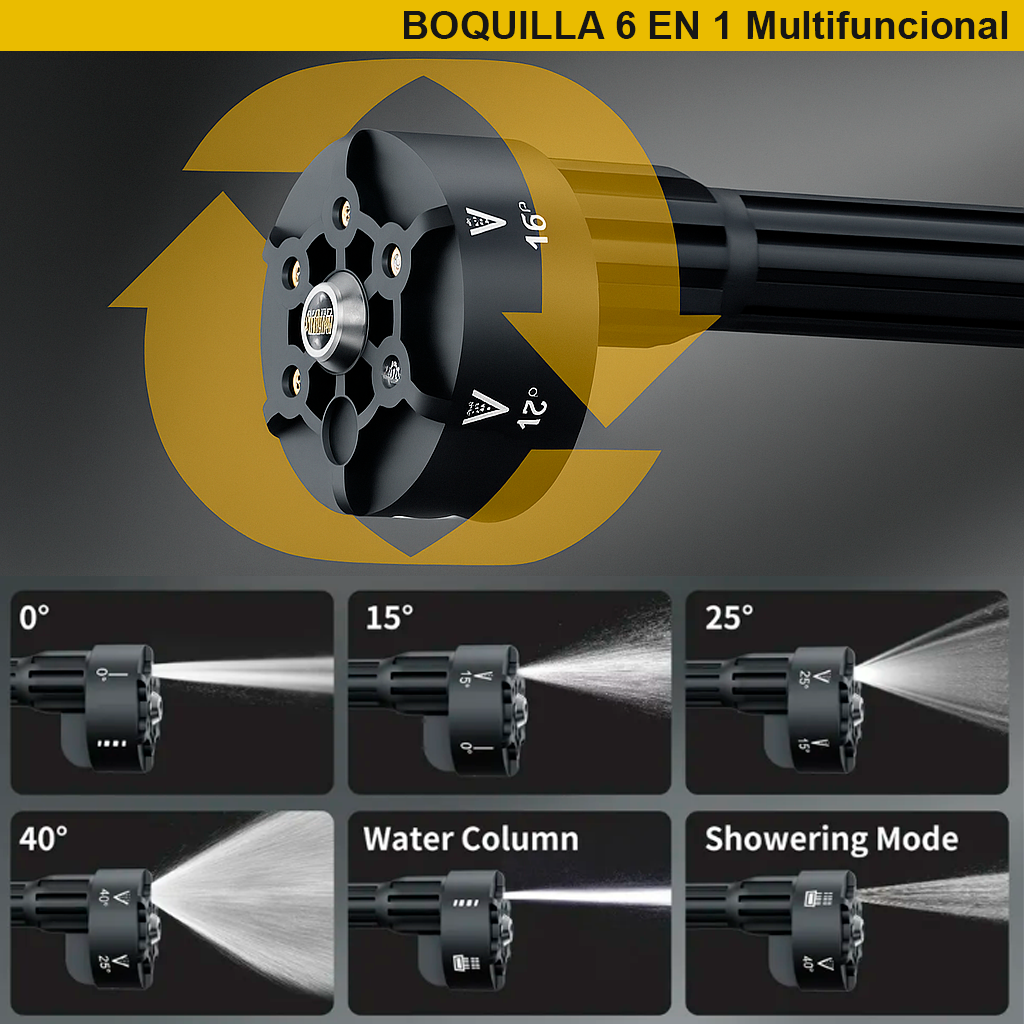 HIDROYET PORTATIL 600W - 2 BATERIAS + ACCESORIOS + ENVIO GRATIS