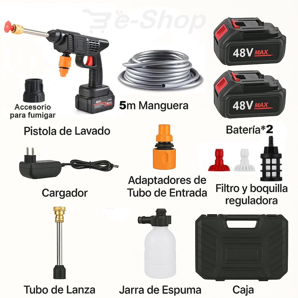 Hidrolavadora Inalambrica 48v - x 2 BATERIAS