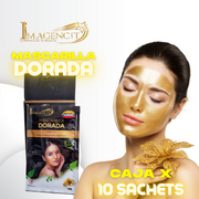Mascarilla Facial de colágeno con Oro | GoldenGlow™ ✨
