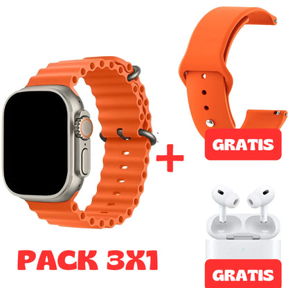 COMBO RELOJ INTELIGENTE T900 + AIRPODS PRO 2
