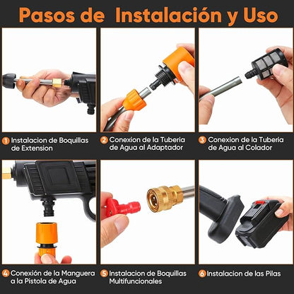 HIDROYET PORTATIL 600W - 2 BATERIAS + ACCESORIOS + ENVIO GRATIS