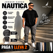 2X1 - JOGGER CARGO NAUTICA HOMBRE