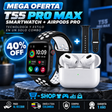 COMBO SMARTWATCH T55 PRO + AUDIFONOS PROMAX