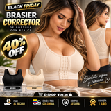 Brasier corrector de postura con Realce