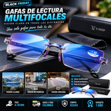 GAFAS DE LECTURA MULTIFOCALES - REALES + ESTUCHE Y PAÑO