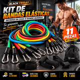 Kit Bandas Elásticas Tubulares X 11 Piezas Sport Fitness Gym