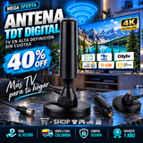 Antena TDT 3O Decibeles™ - Canales de Televisión en Alta Definición