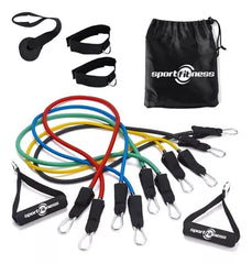 Kit Bandas Elásticas Tubulares X 11 Piezas Sport Fitness Gym