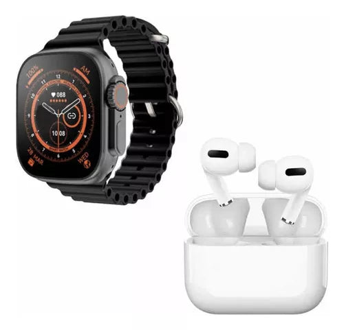 COMBO RELOJ INTELIGENTE T900 + AIRPODS PRO 2
