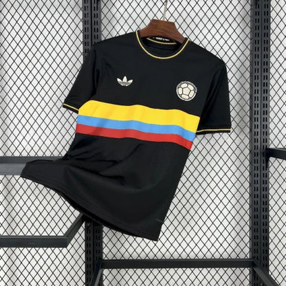 Camiseta Colombia Centenario 2025 Fan (Negra)