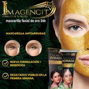 Mascarilla Facial de colágeno con Oro | GoldenGlow™ ✨
