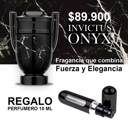 INVICTUS ONIX PACO RABANNE + PERFUMERO 🎁 + ENVIO GRATIS