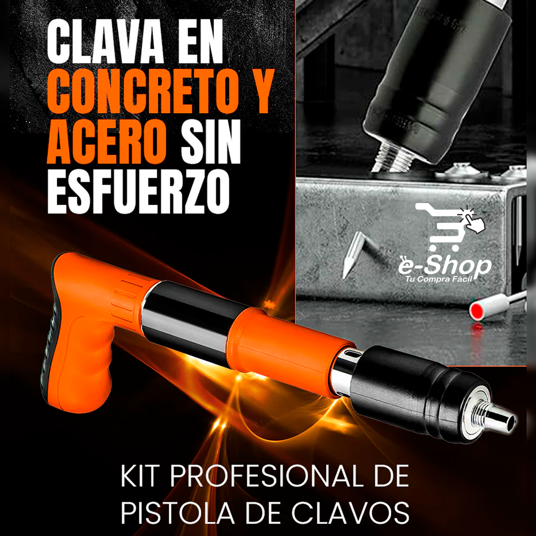 🔖 PISTOLA DE CLAVOS / REMACHES + 50 CLAVOS GRATIS🎁