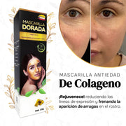 Mascarilla Facial de colágeno con Oro | GoldenGlow™ ✨